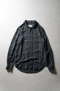 Armani Charcoal Check Shirt
