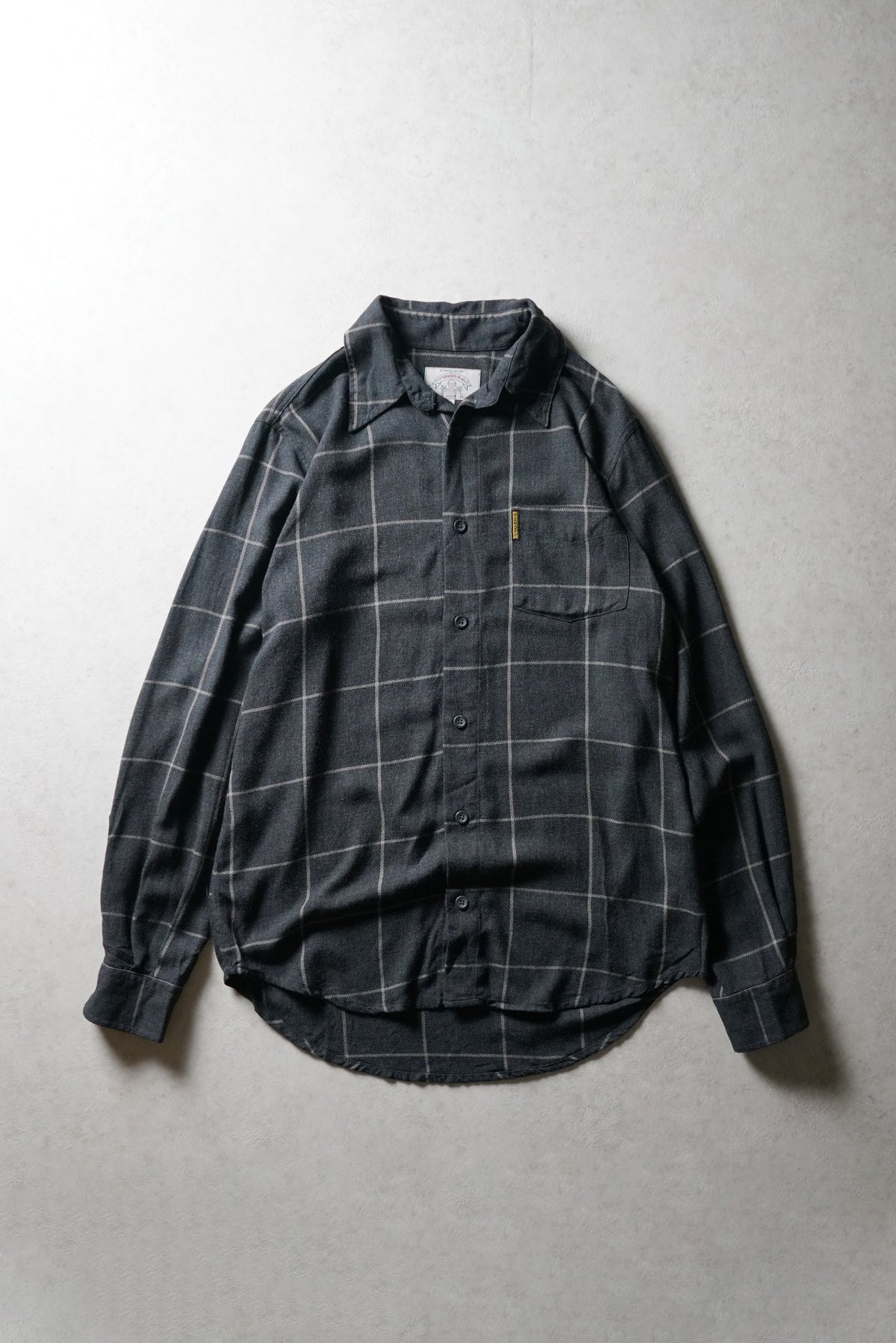 Armani Charcoal Check Shirt