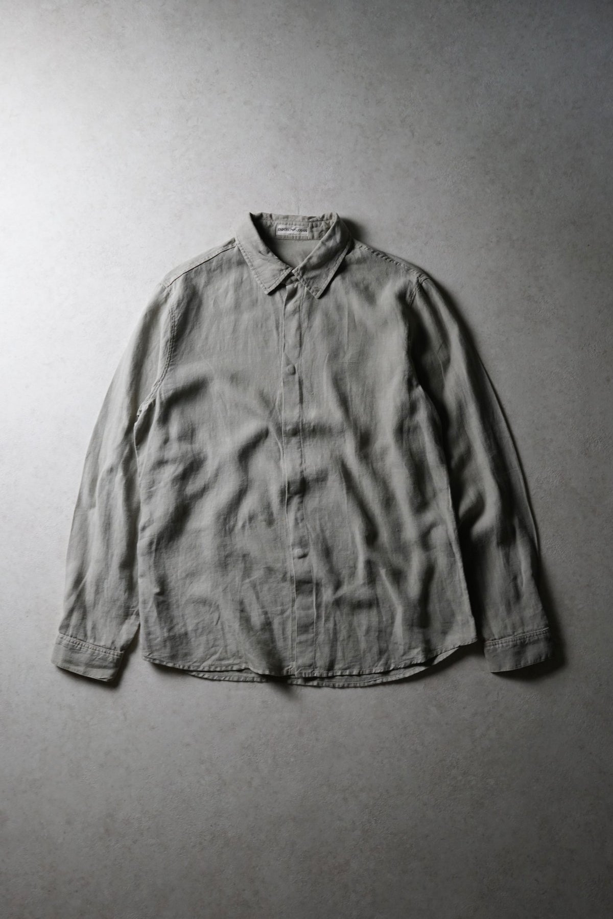 Armani Khaki Linen Shirt