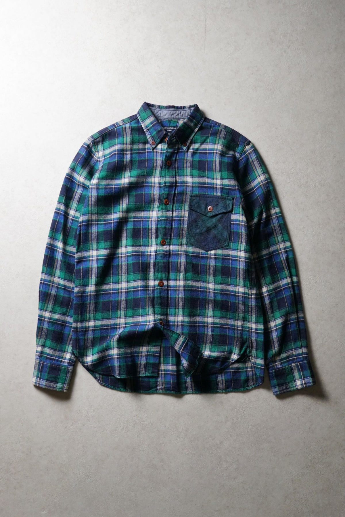 Comme des Garçons Plaid Flannel Shirt