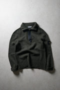 Stone Island Green Quarter Zip Knit 2003