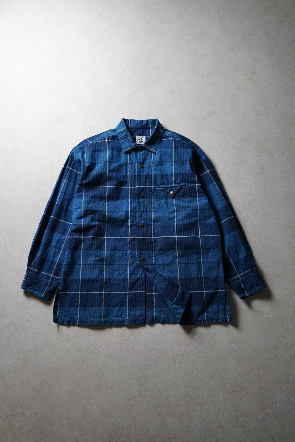 Hai Sporting Gear Checked Shirt Blue