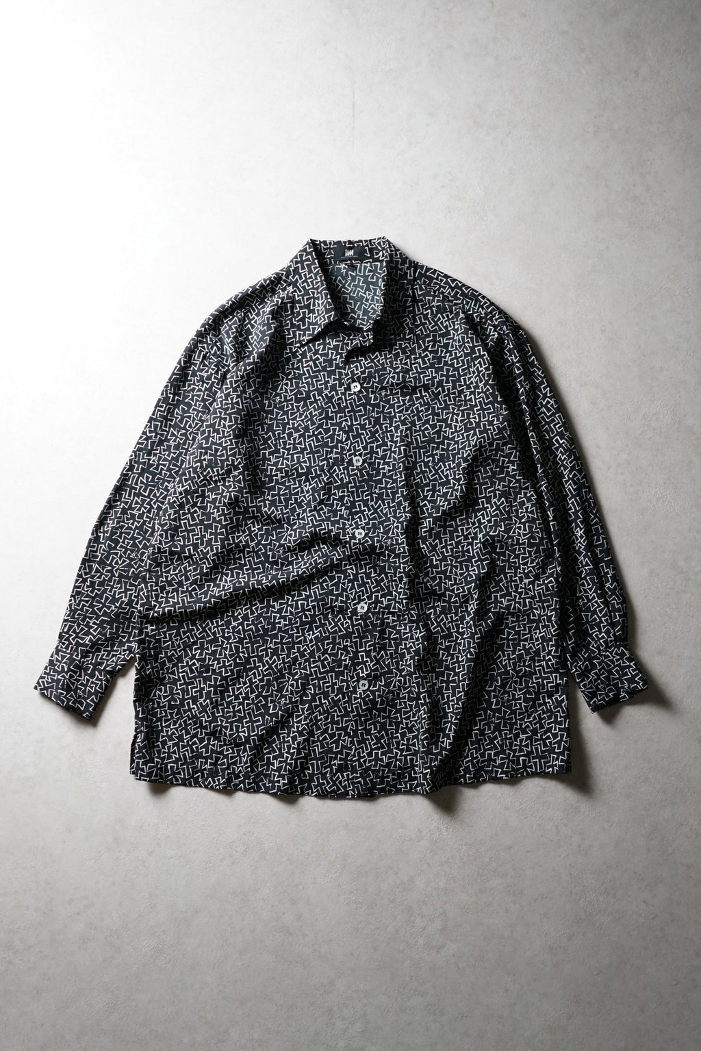 Issey Miyake Cross Print Shirt