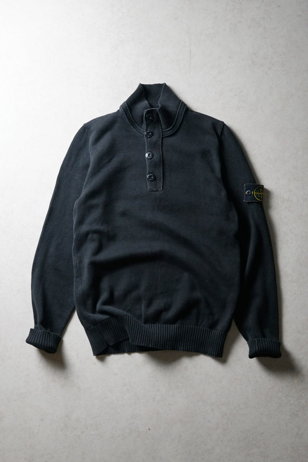 Stone Island Button Neck Knit