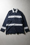 Issey Miyake Block Stripe Polo