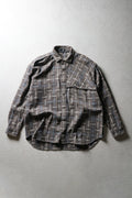 Issey Miyake Brown Block Wool Shirt