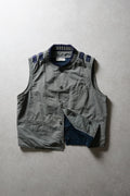 Emporio Armani Ribbed-Collar Gilet