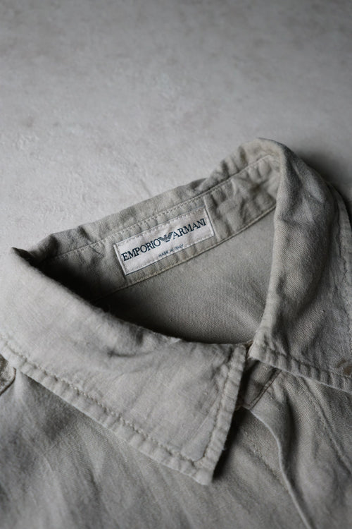Armani Khaki Linen Shirt