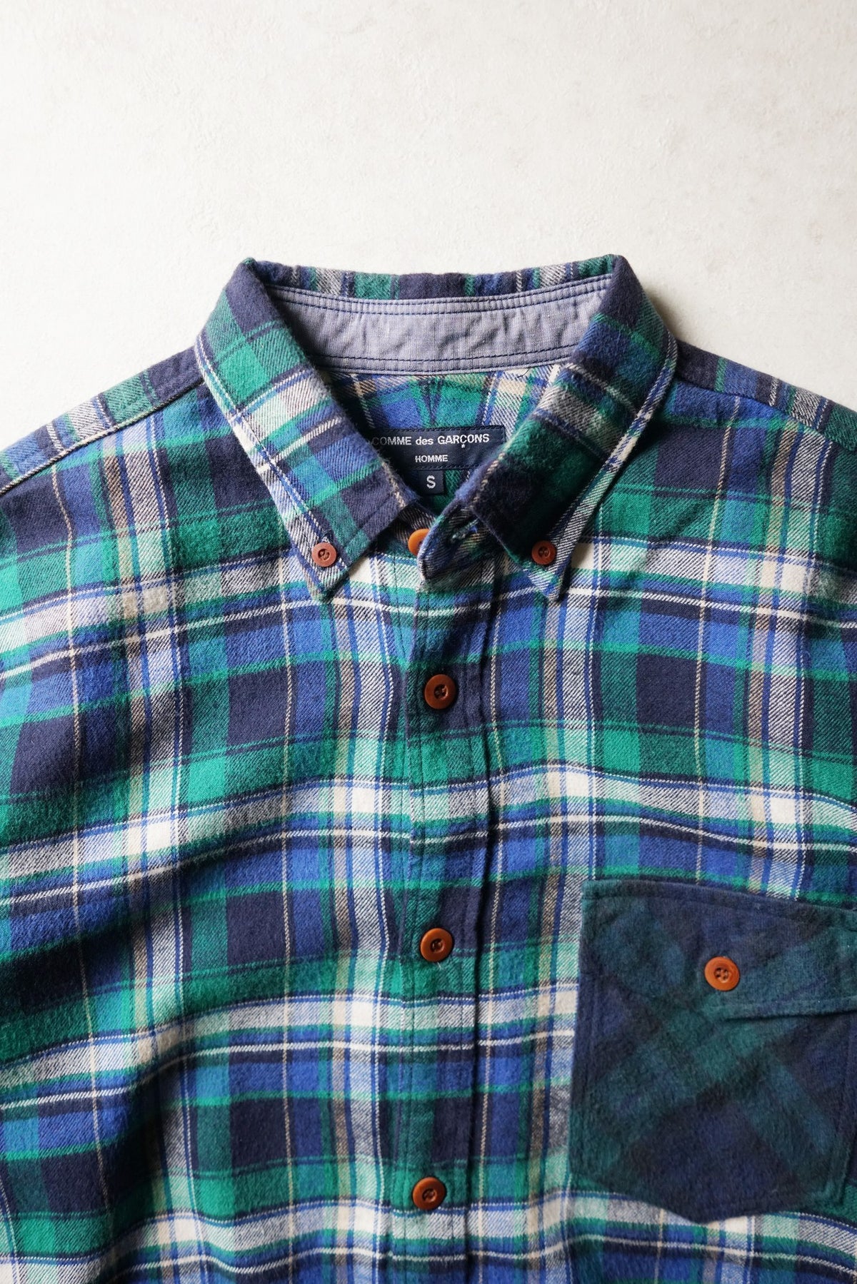 Comme des Garçons Plaid Flannel Shirt