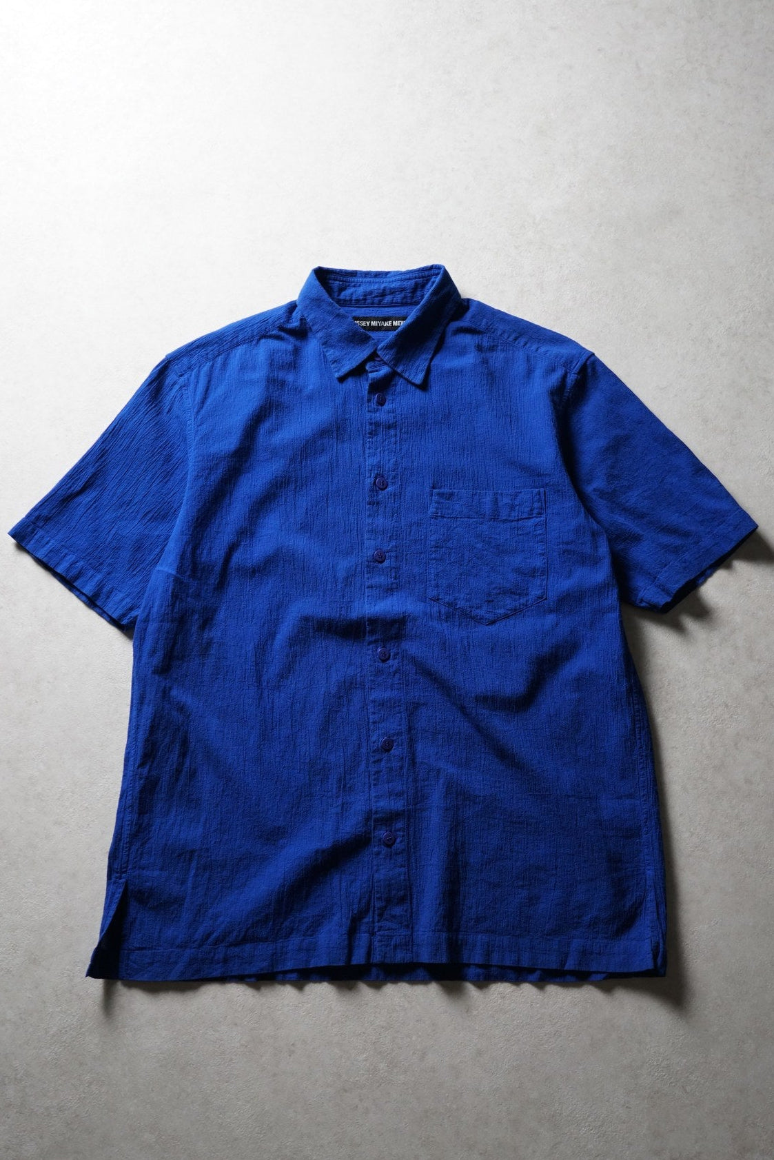 Issey Miyake Textured Short-Sleeve Shirt