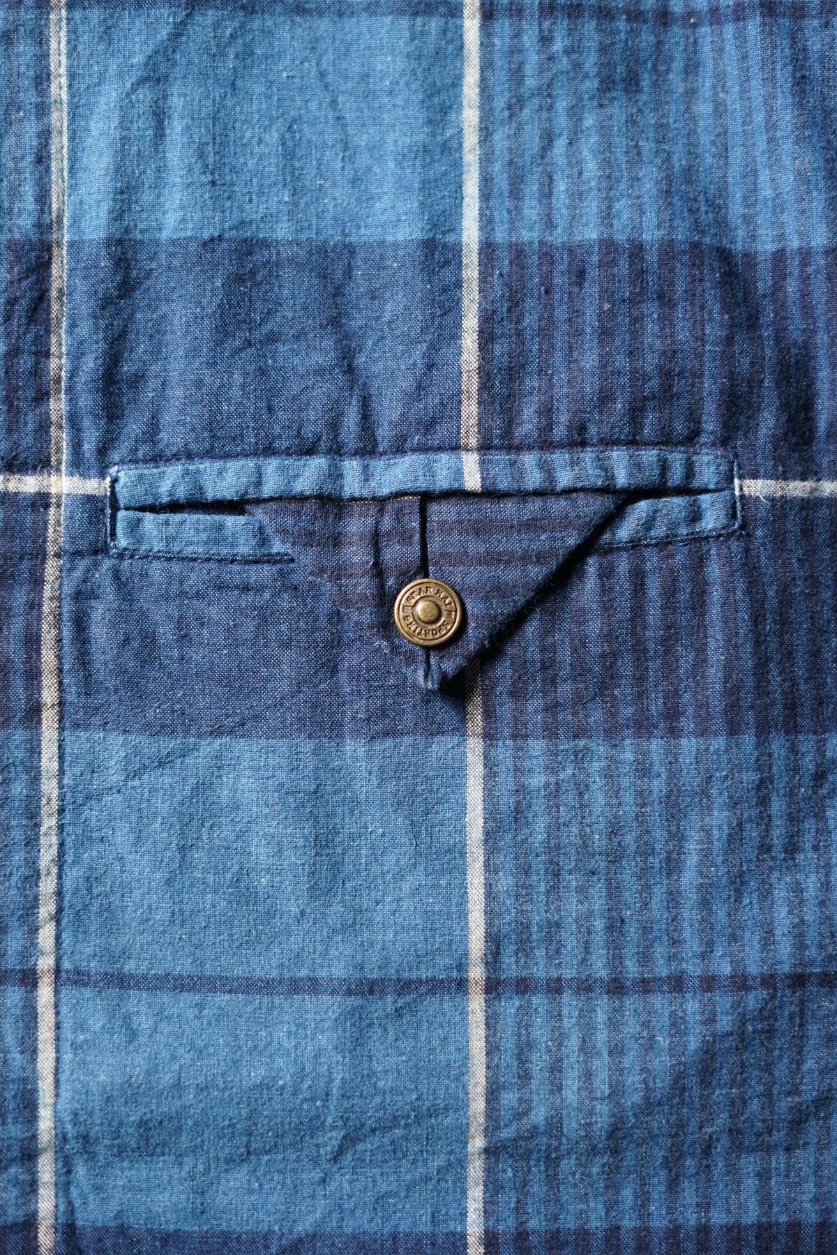 Hai Sporting Gear Checked Shirt Blue