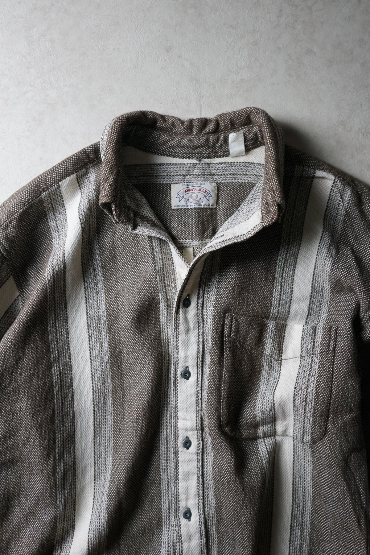 Armani Loose-Fit Striped Shirt