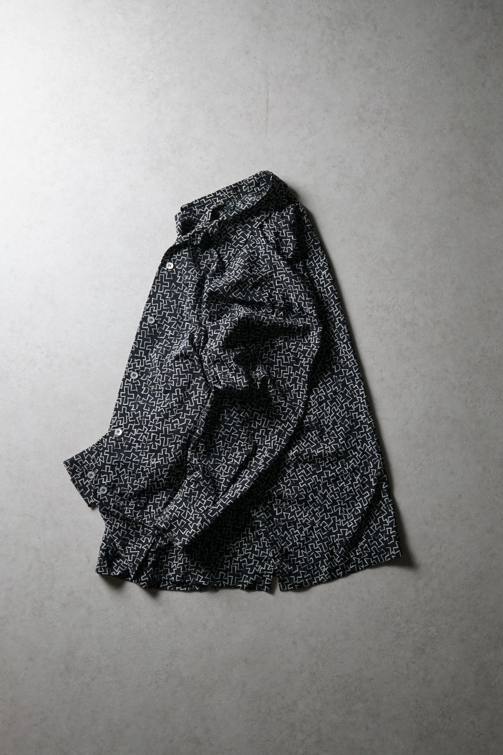 Issey Miyake Cross Print Shirt
