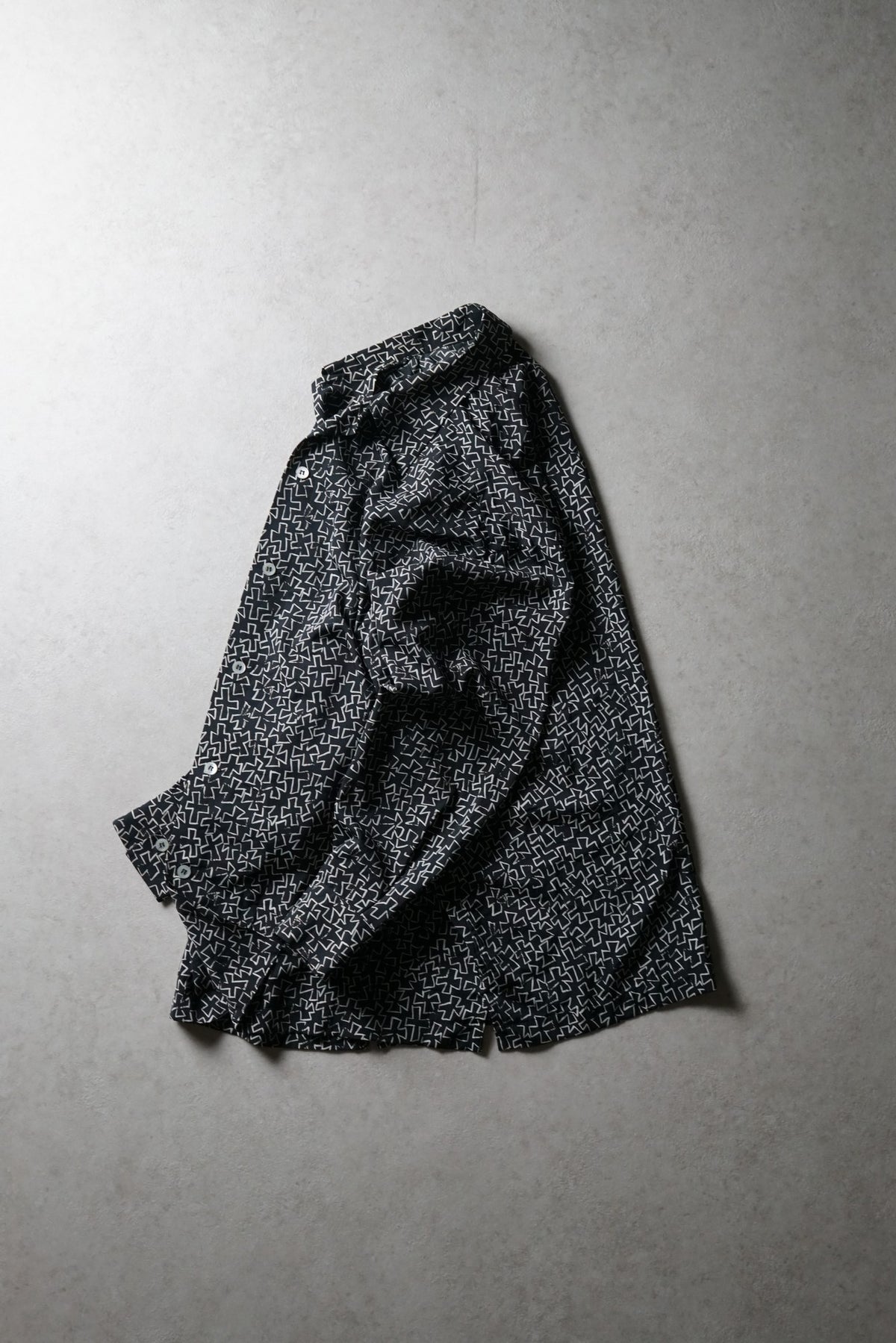 Issey Miyake Cross Print Shirt