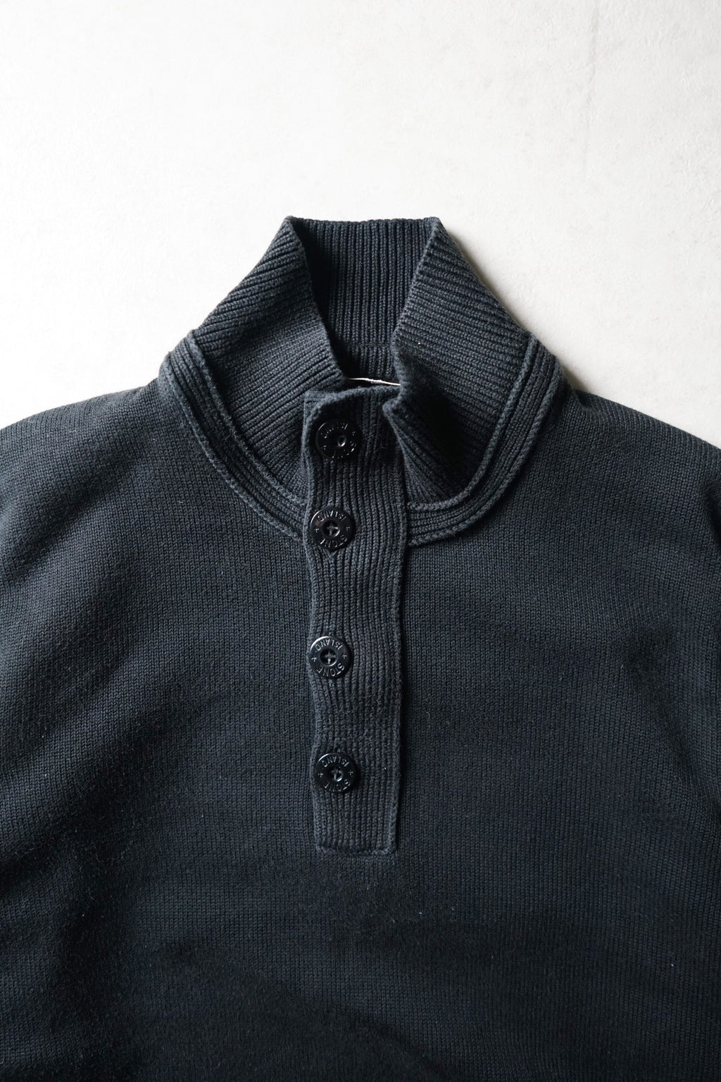Stone Island Button Neck Knit