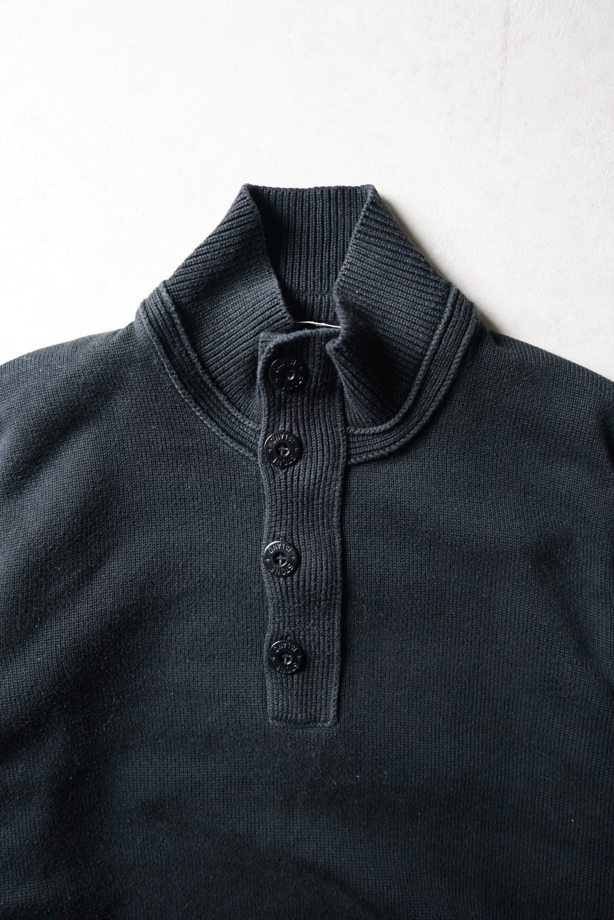 Stone Island Button Neck Knit