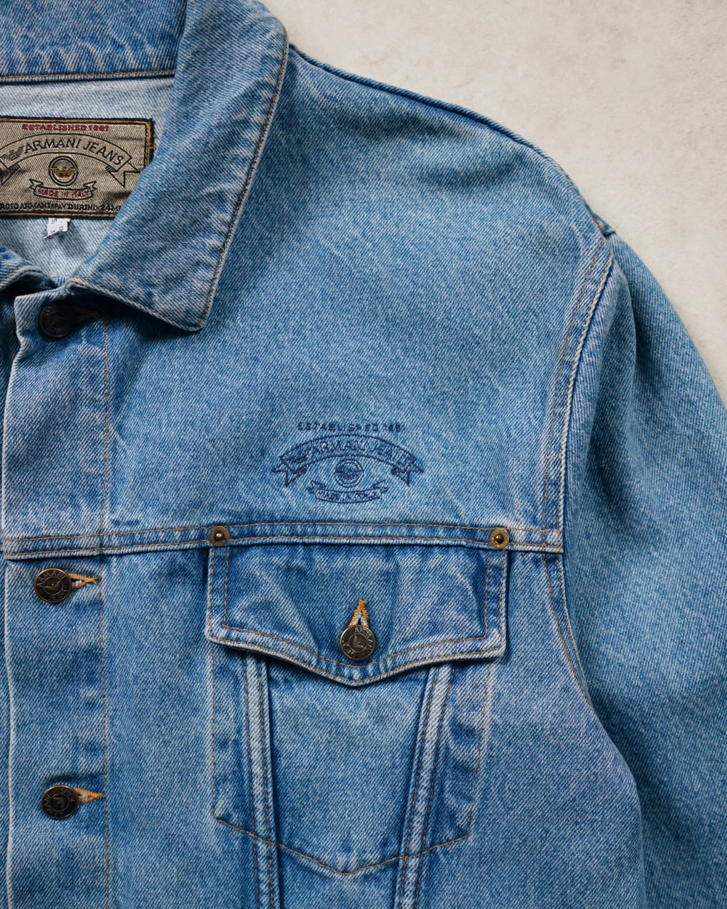 Armani Jeans Denim Trucker Jacket