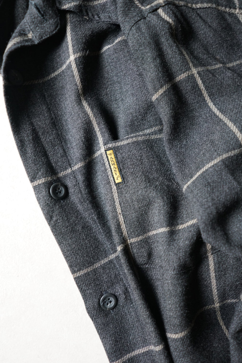 Armani Charcoal Check Shirt