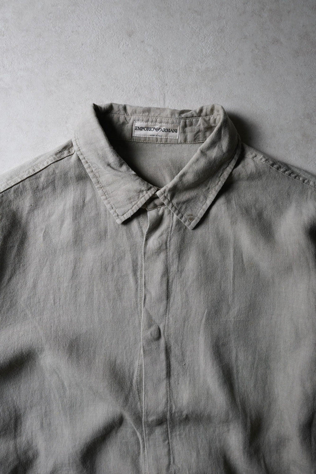 Armani Khaki Linen Shirt