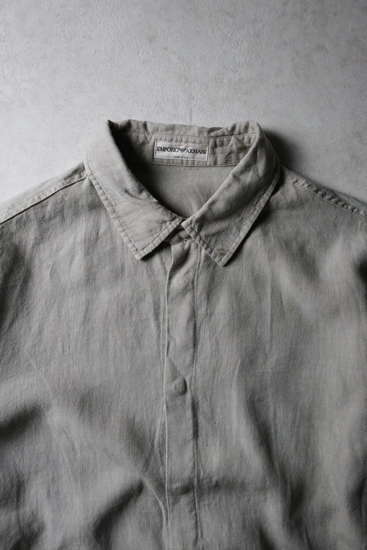 Armani Khaki Linen Shirt