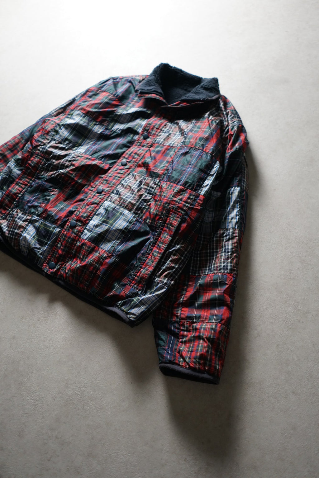 Stussy Reversible Tartan Fleece Jacket
