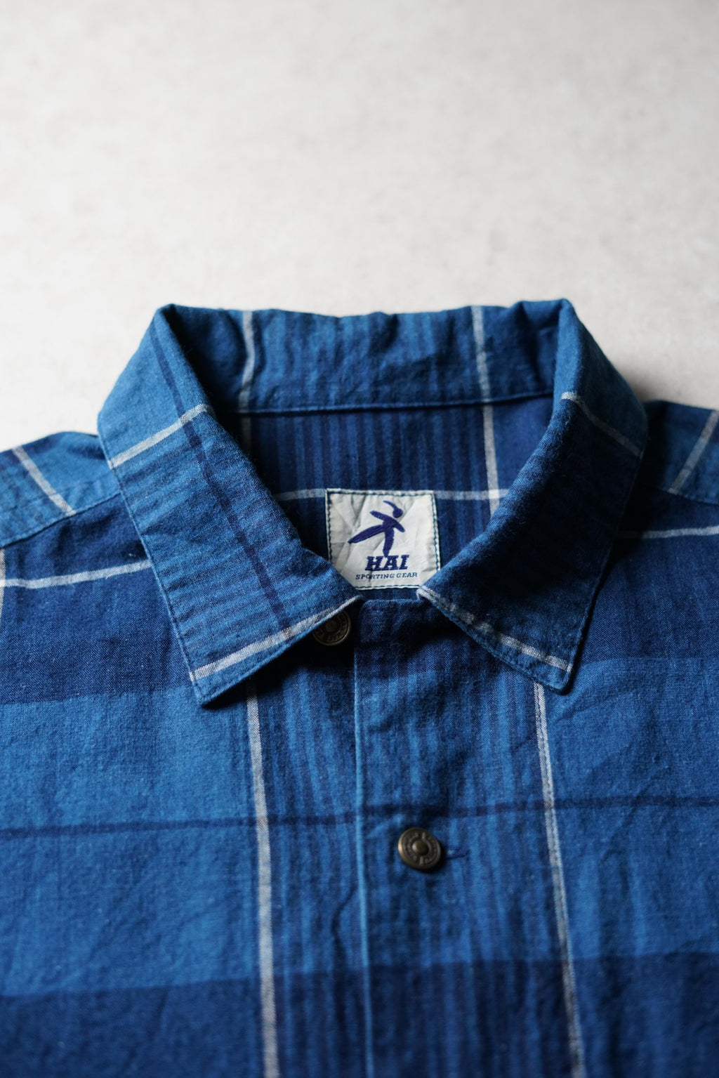 Hai Sporting Gear Checked Shirt Blue