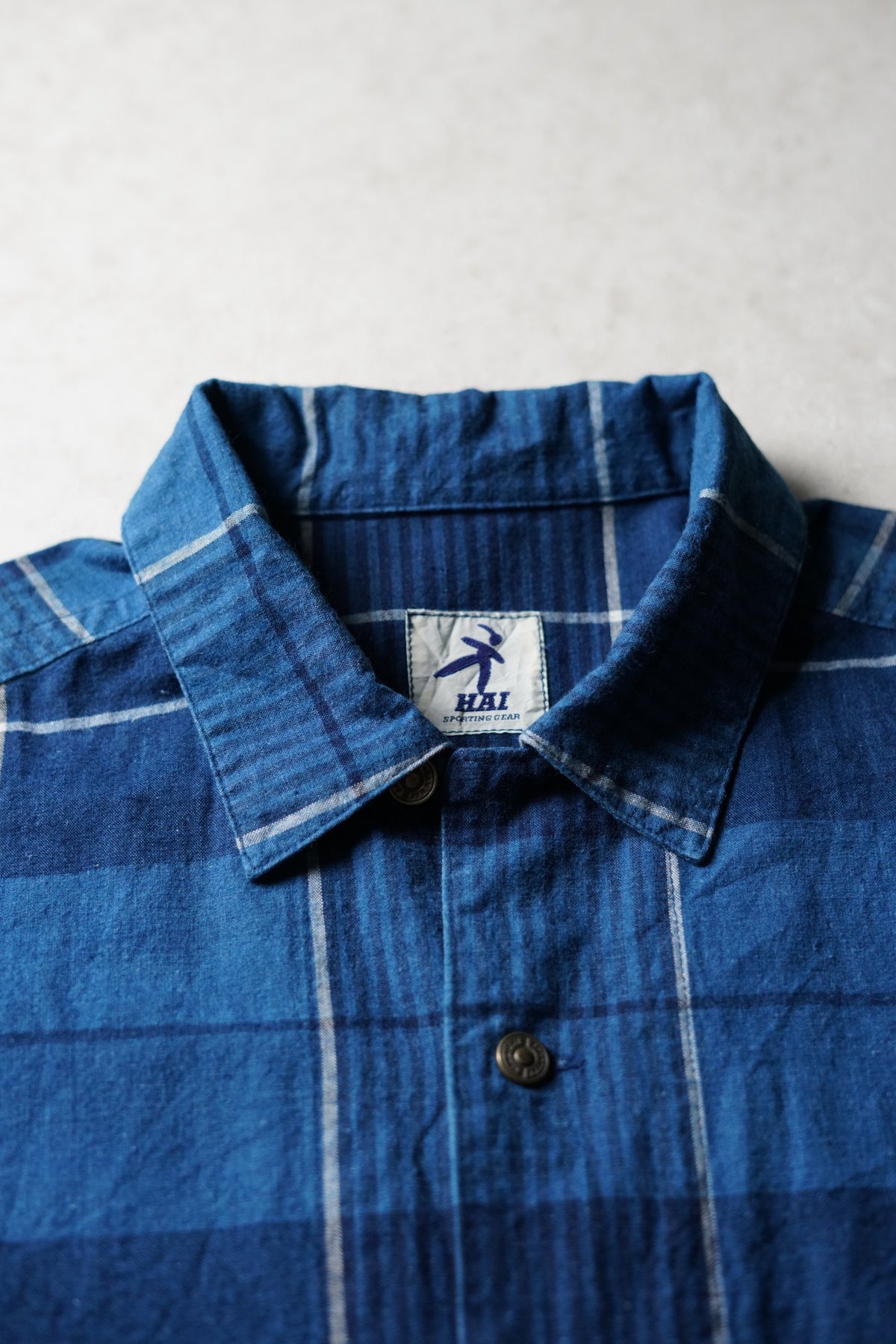 Hai Sporting Gear Checked Shirt Blue
