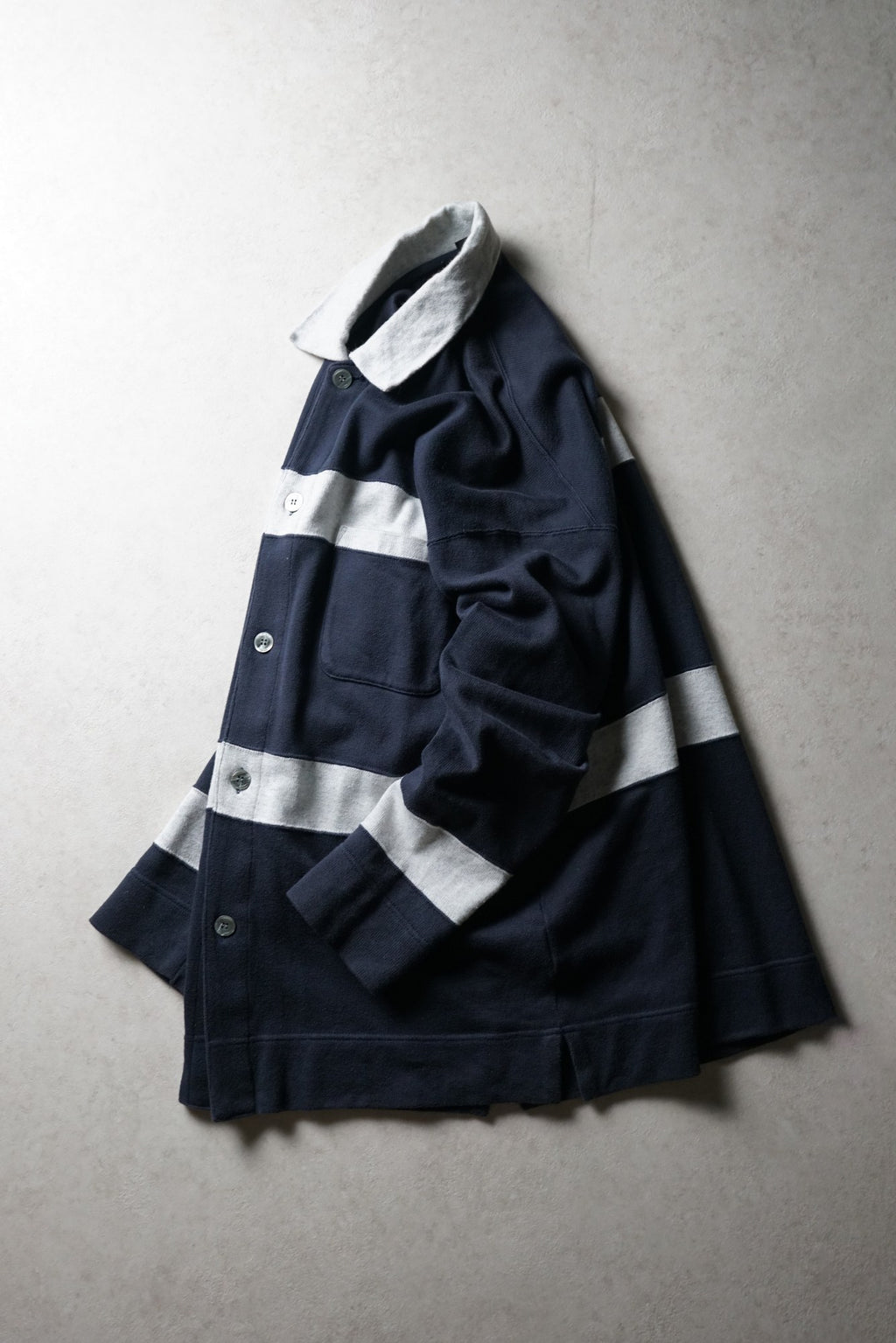 Issey Miyake Block Stripe Polo