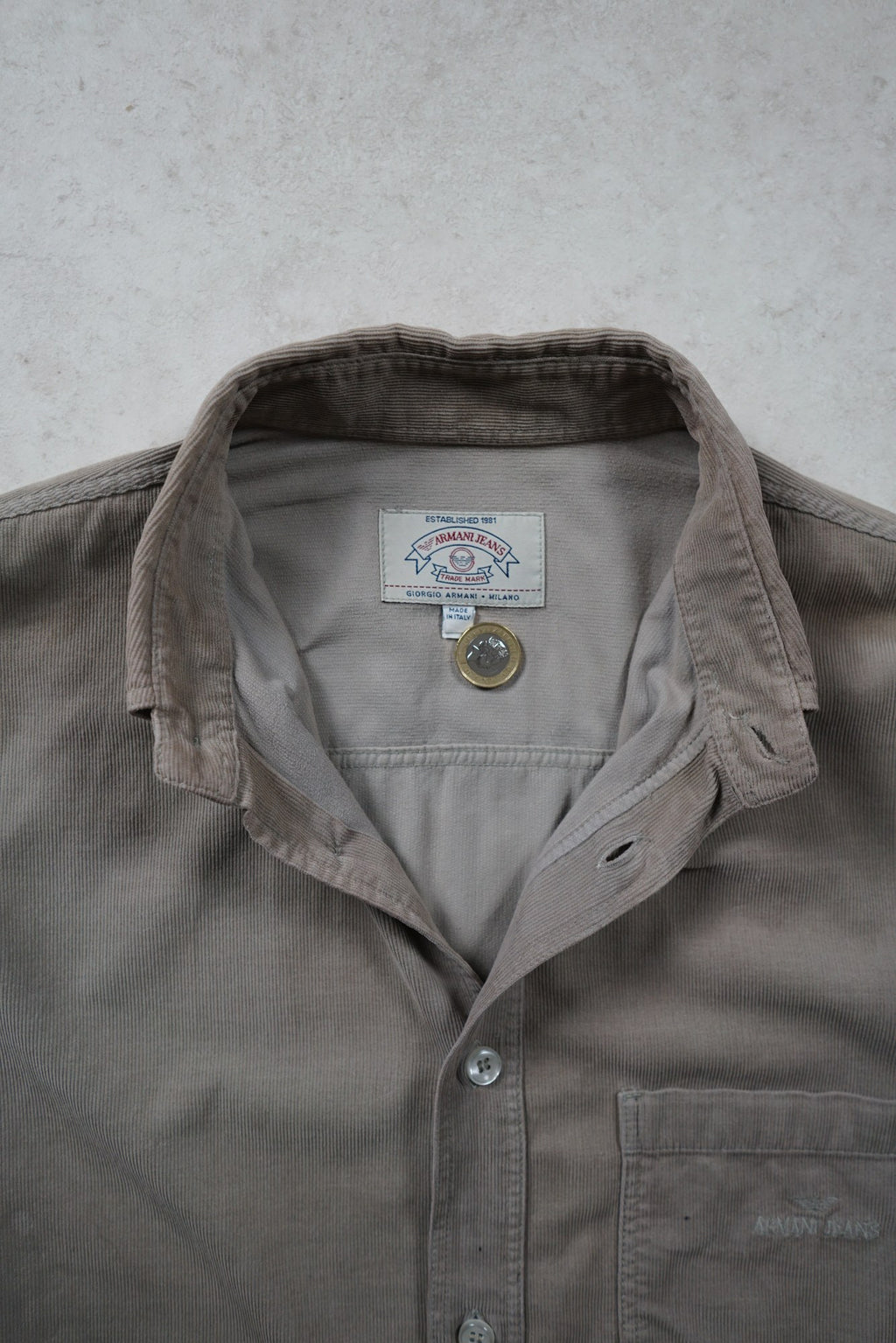 Armani Corduroy Overshirt