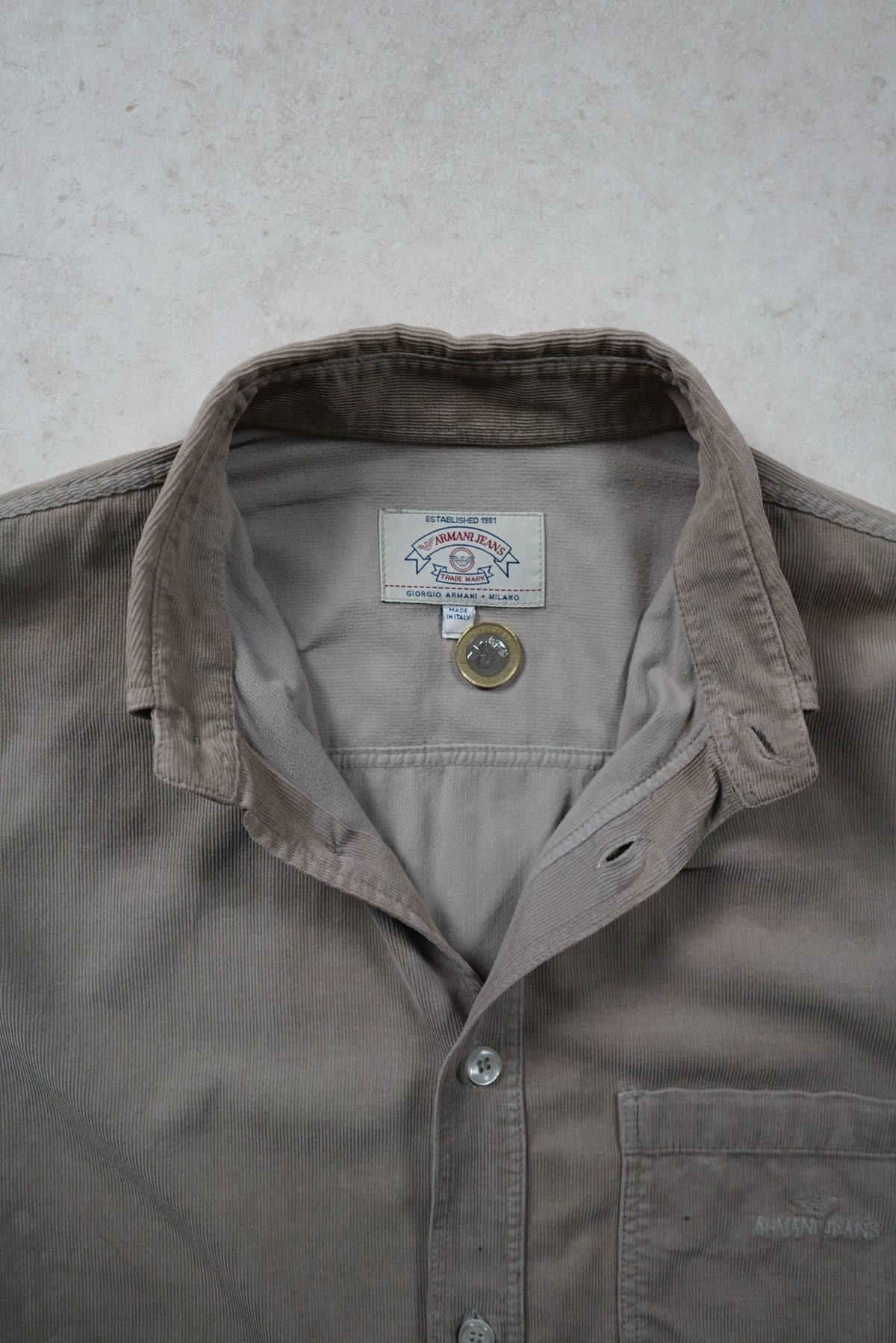 Armani Corduroy Overshirt