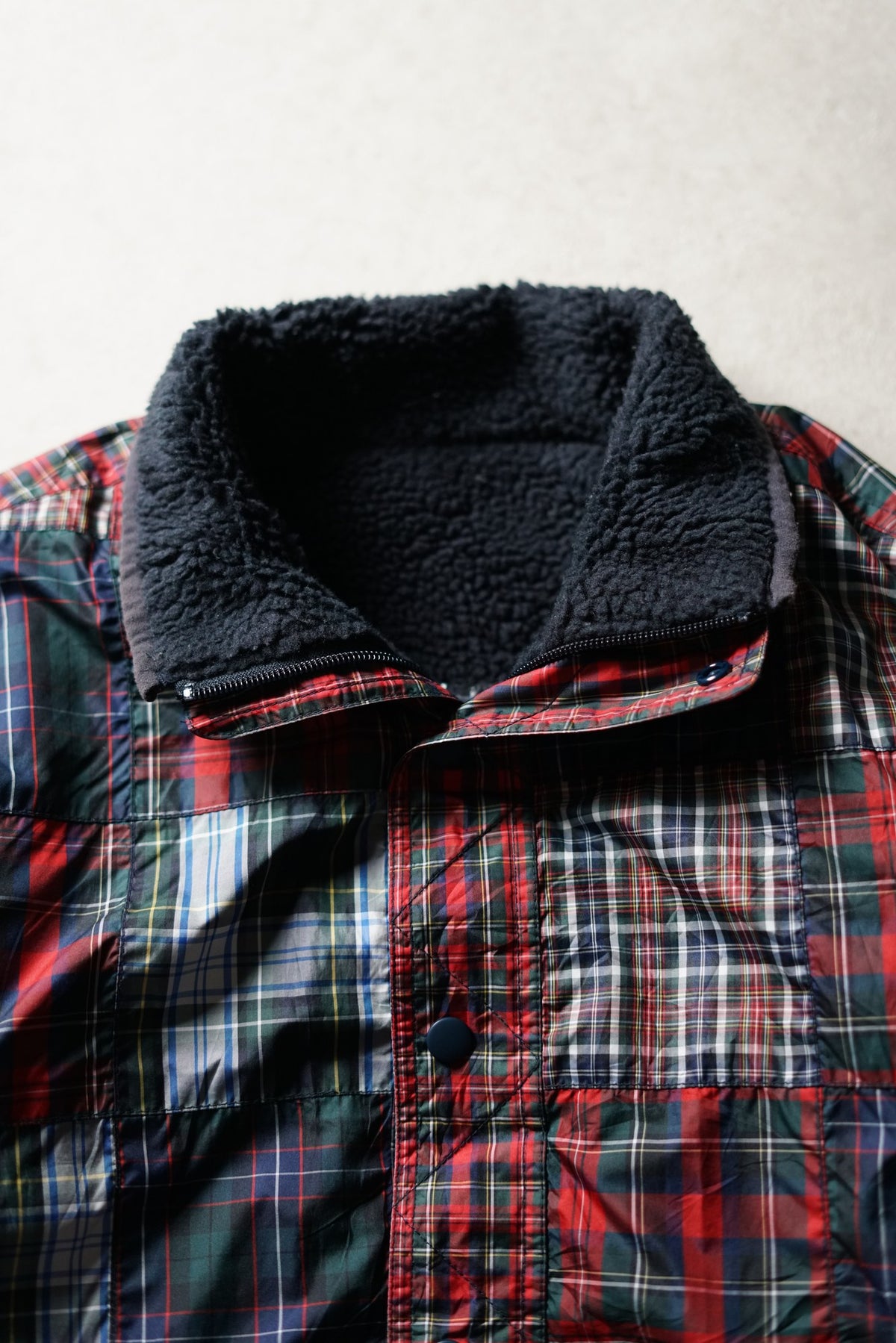 Stussy Reversible Tartan Fleece Jacket