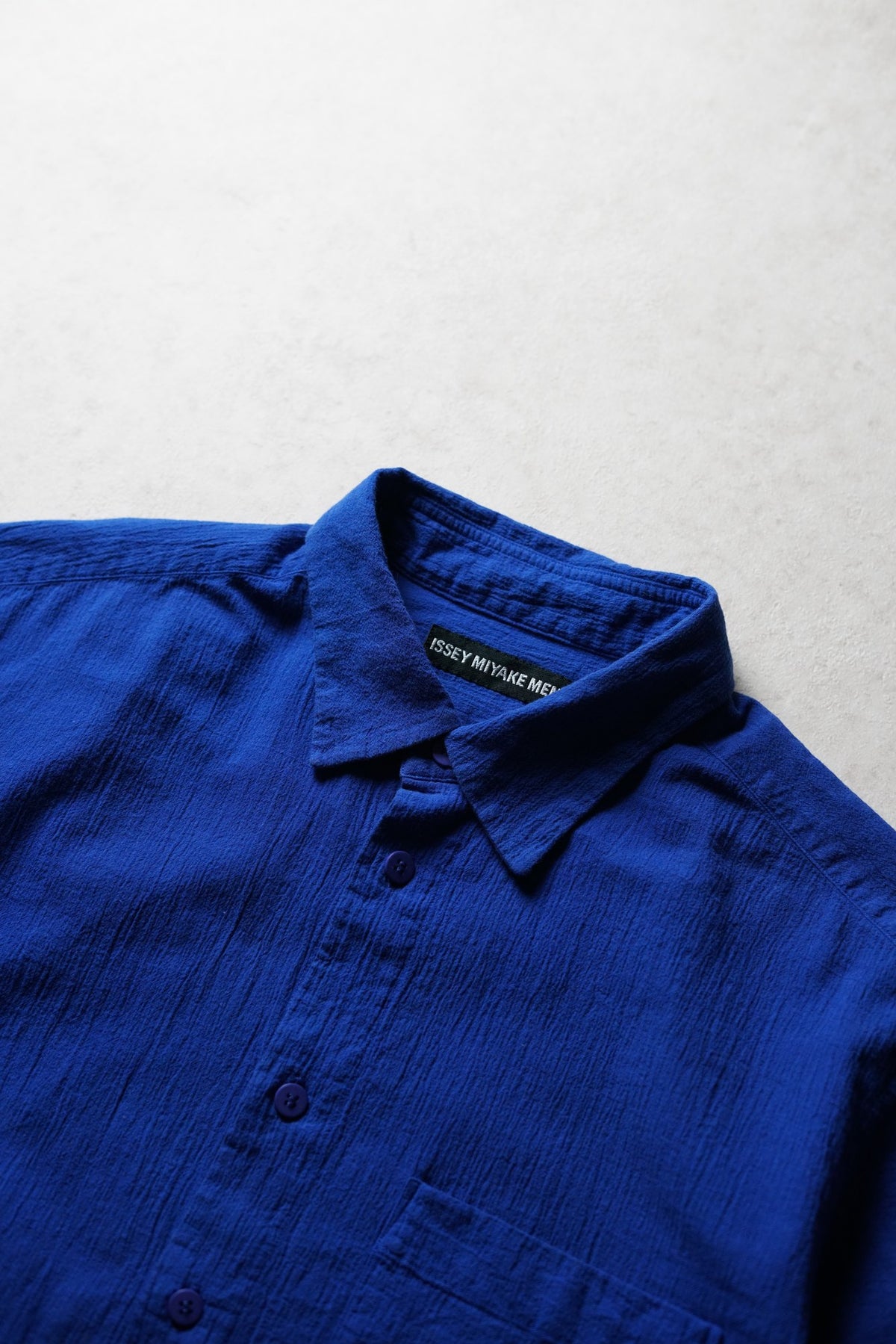 Issey Miyake Textured Short-Sleeve Shirt
