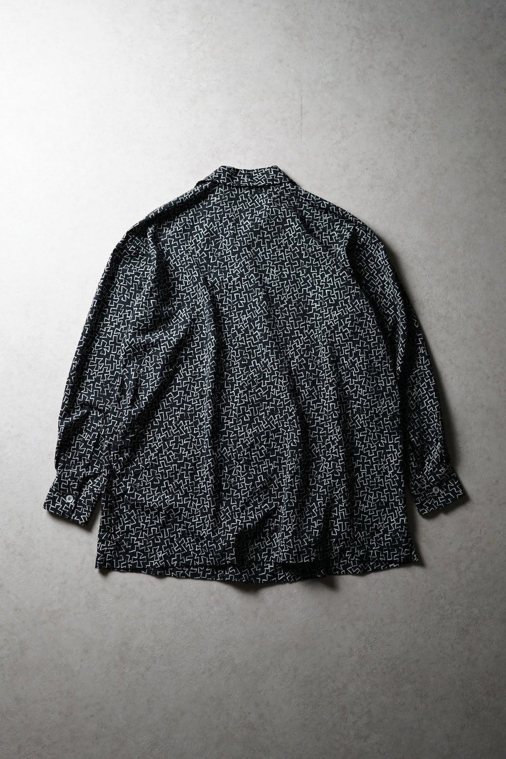 Issey Miyake Cross Print Shirt