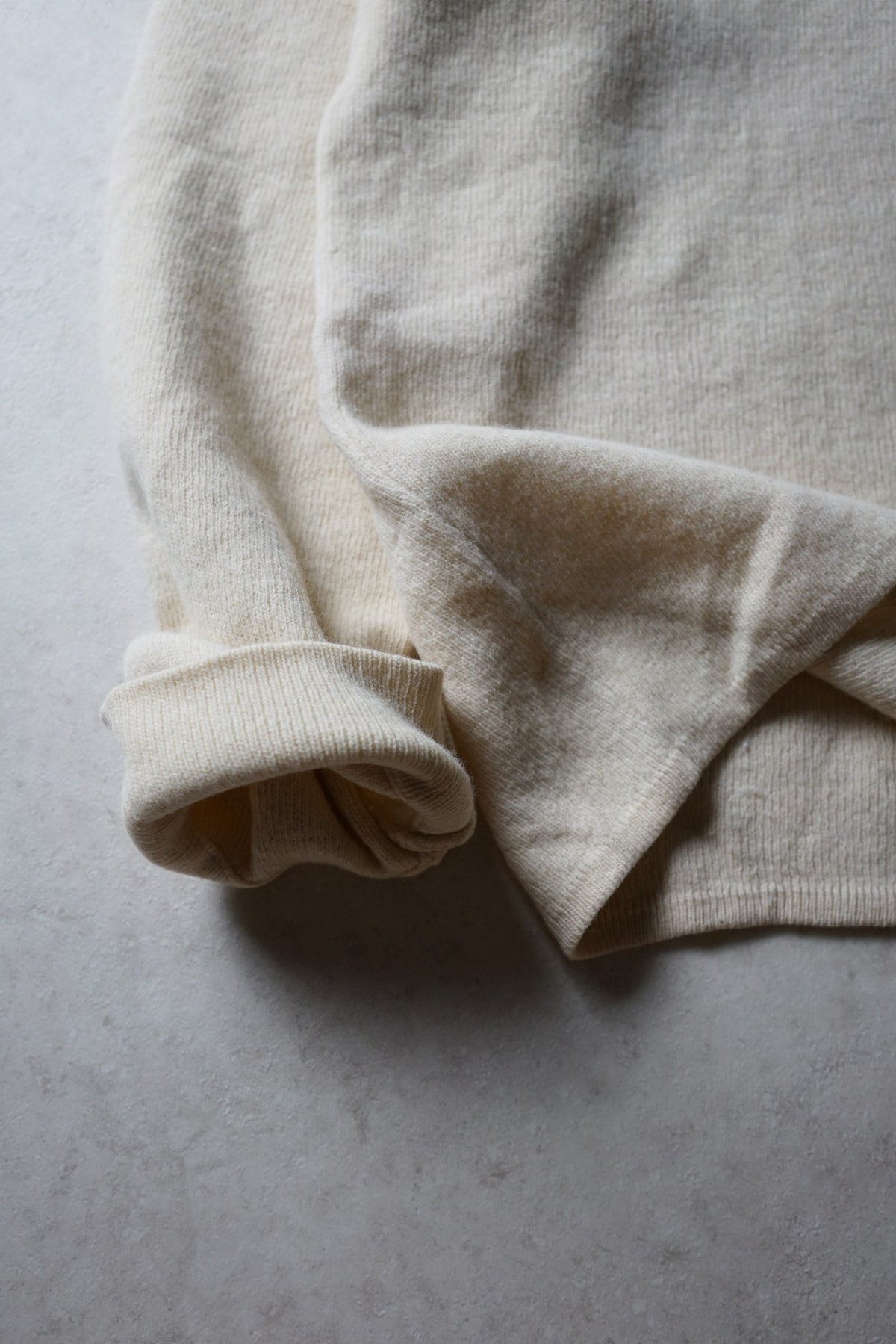 Stone Island Cream Mockneck Knit