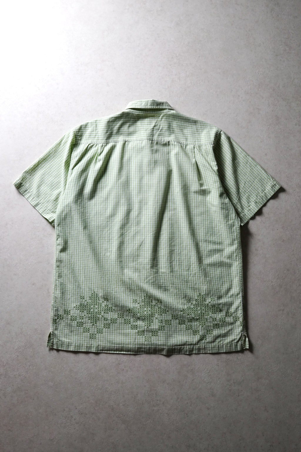 Stussy Green Gingham Shirt
