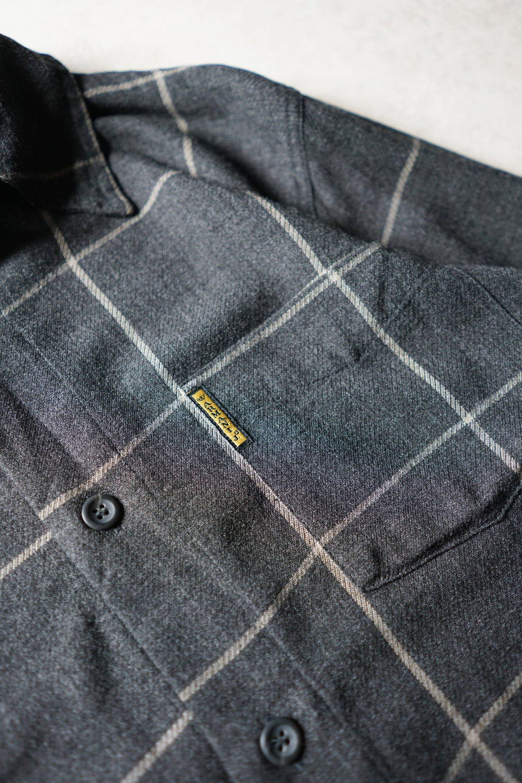 Armani Charcoal Check Shirt