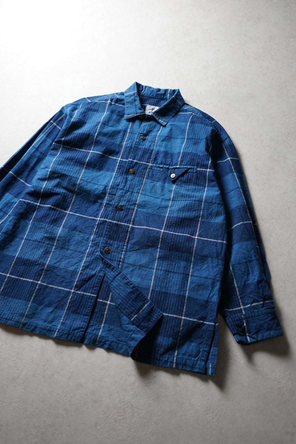 Hai Sporting Gear Checked Shirt Blue