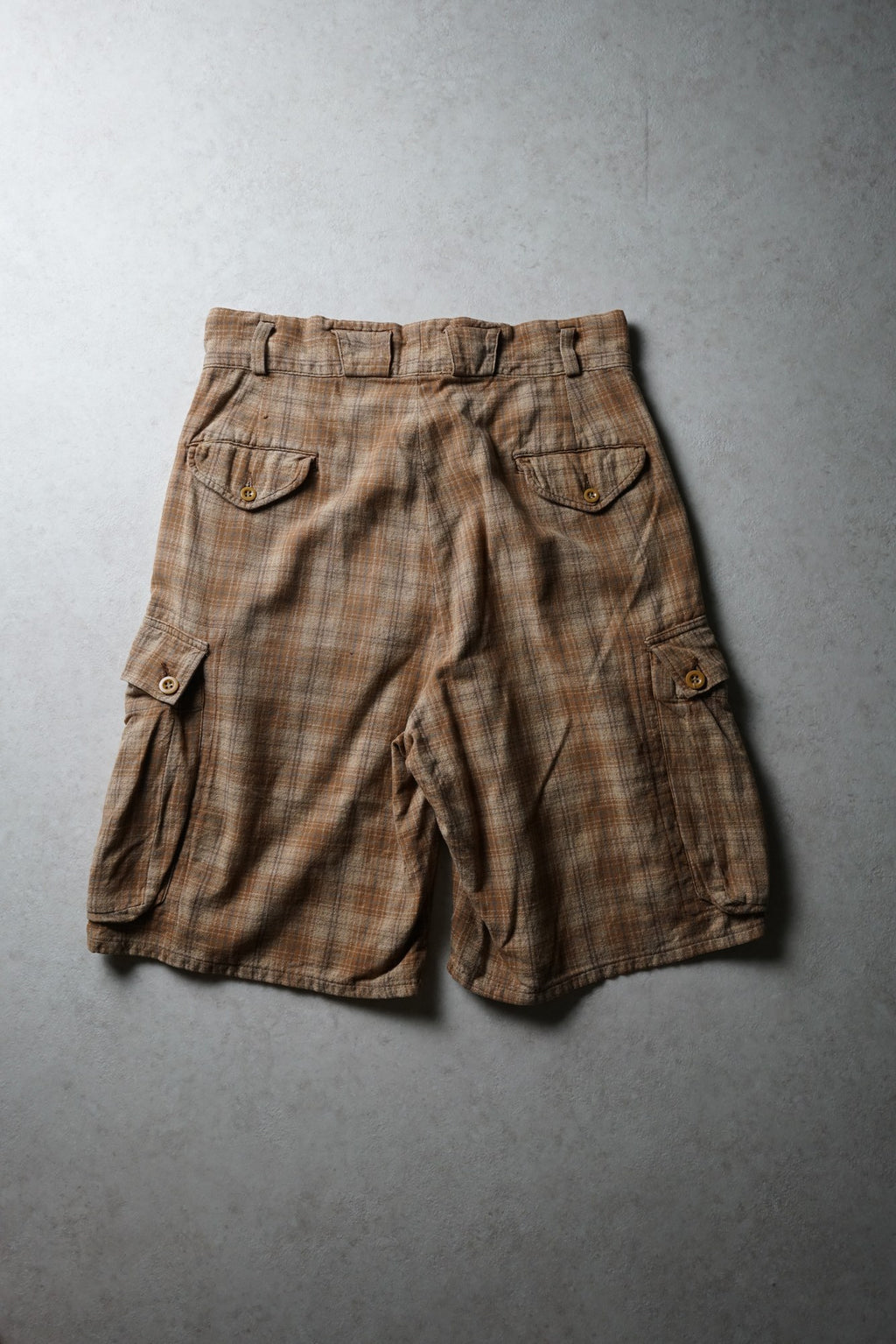 RRL Checked Cargo Shorts