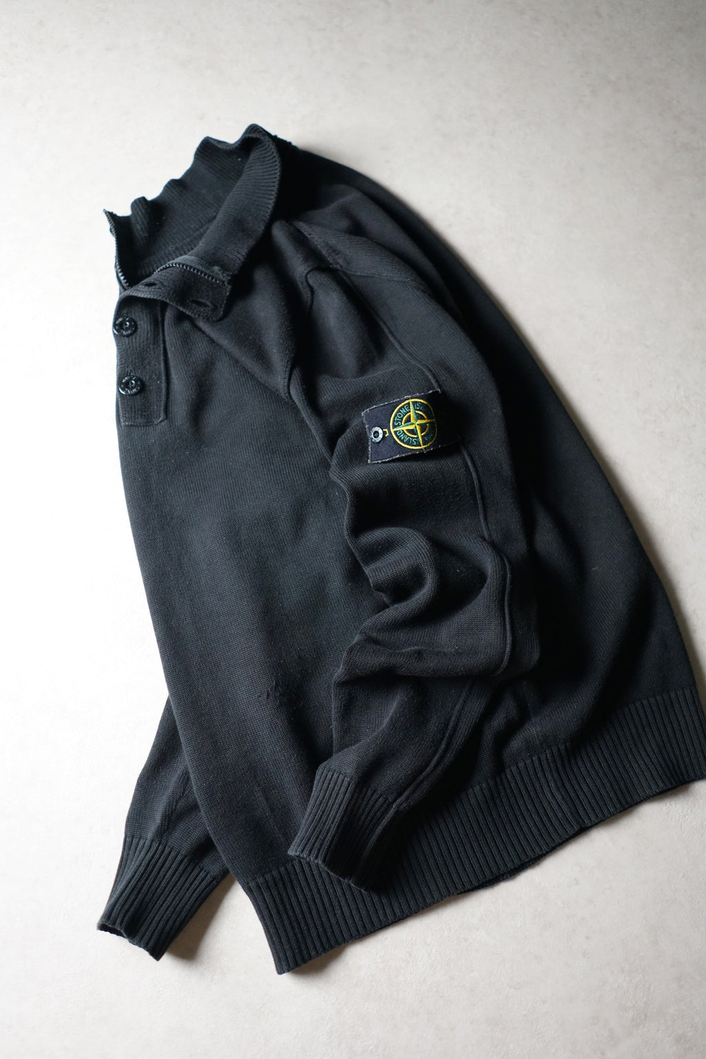 Stone Island Button Neck Knit