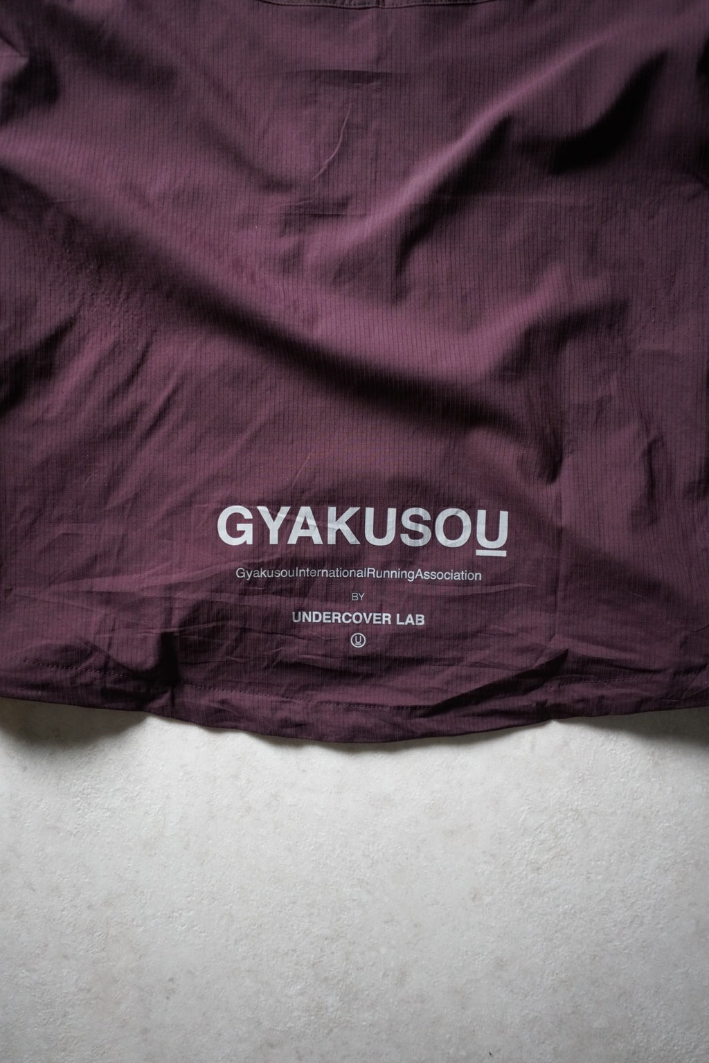 Nike Gyakusou Packable Hooded Running Jacket Burgundy