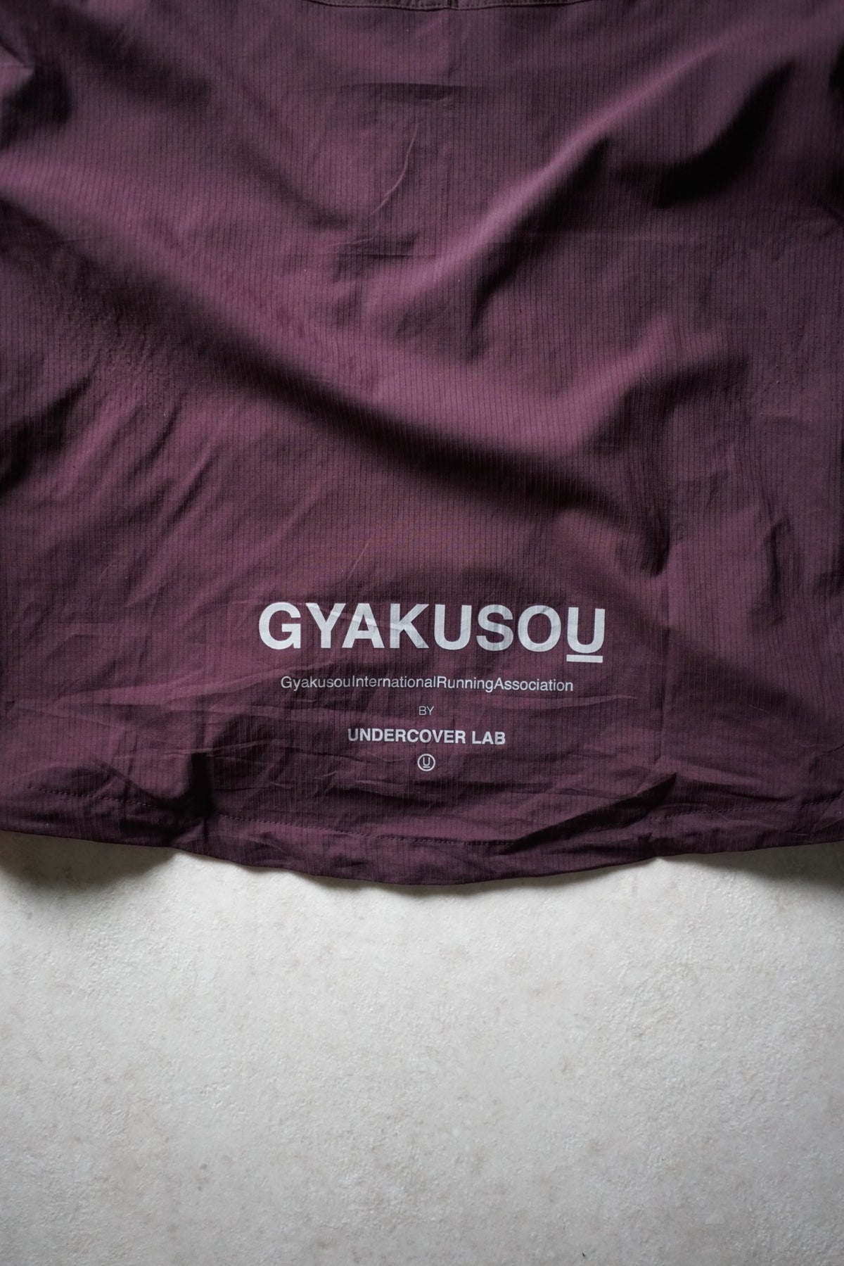 Nike Gyakusou Packable Hooded Running Jacket Burgundy