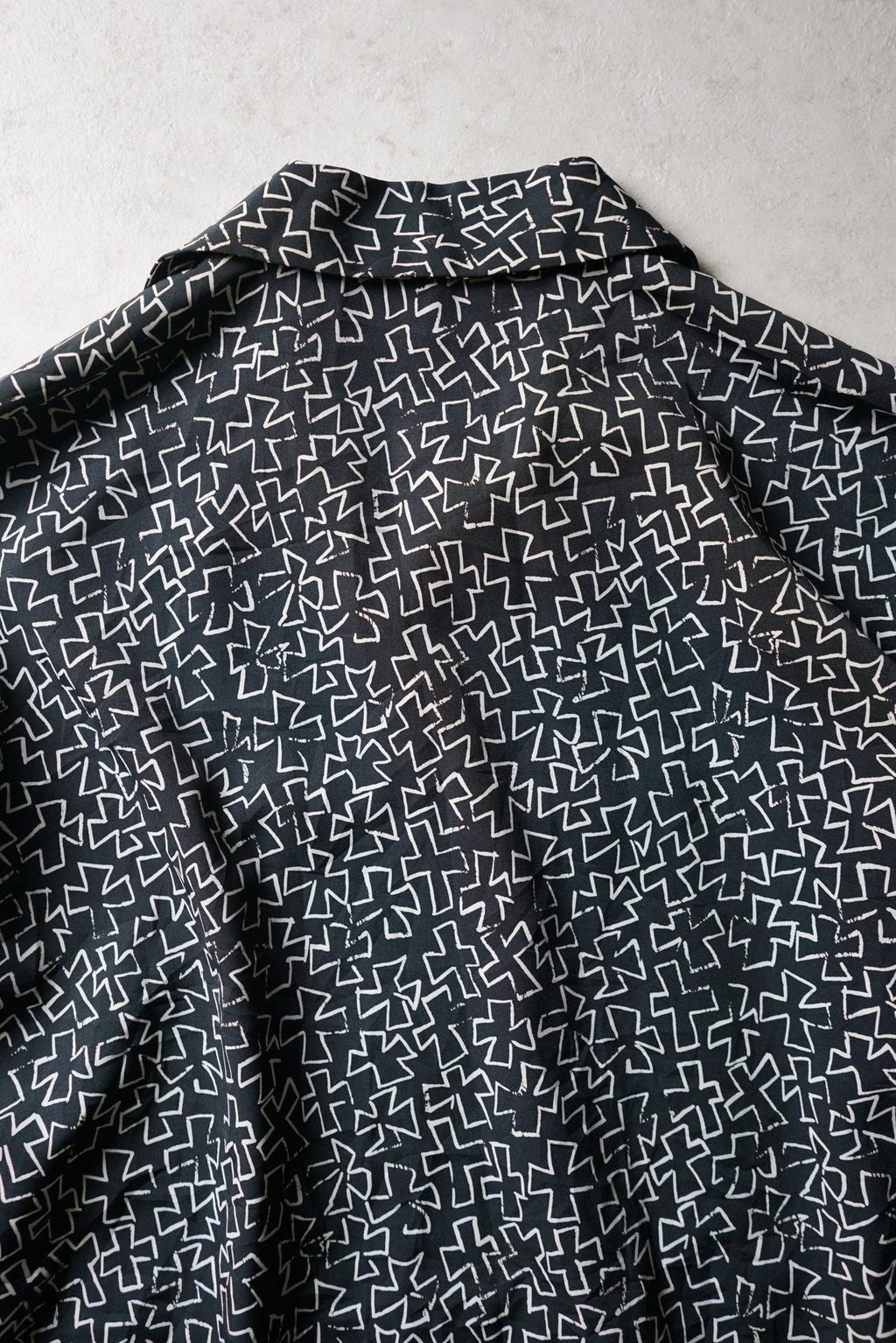 Issey Miyake Cross Print Shirt