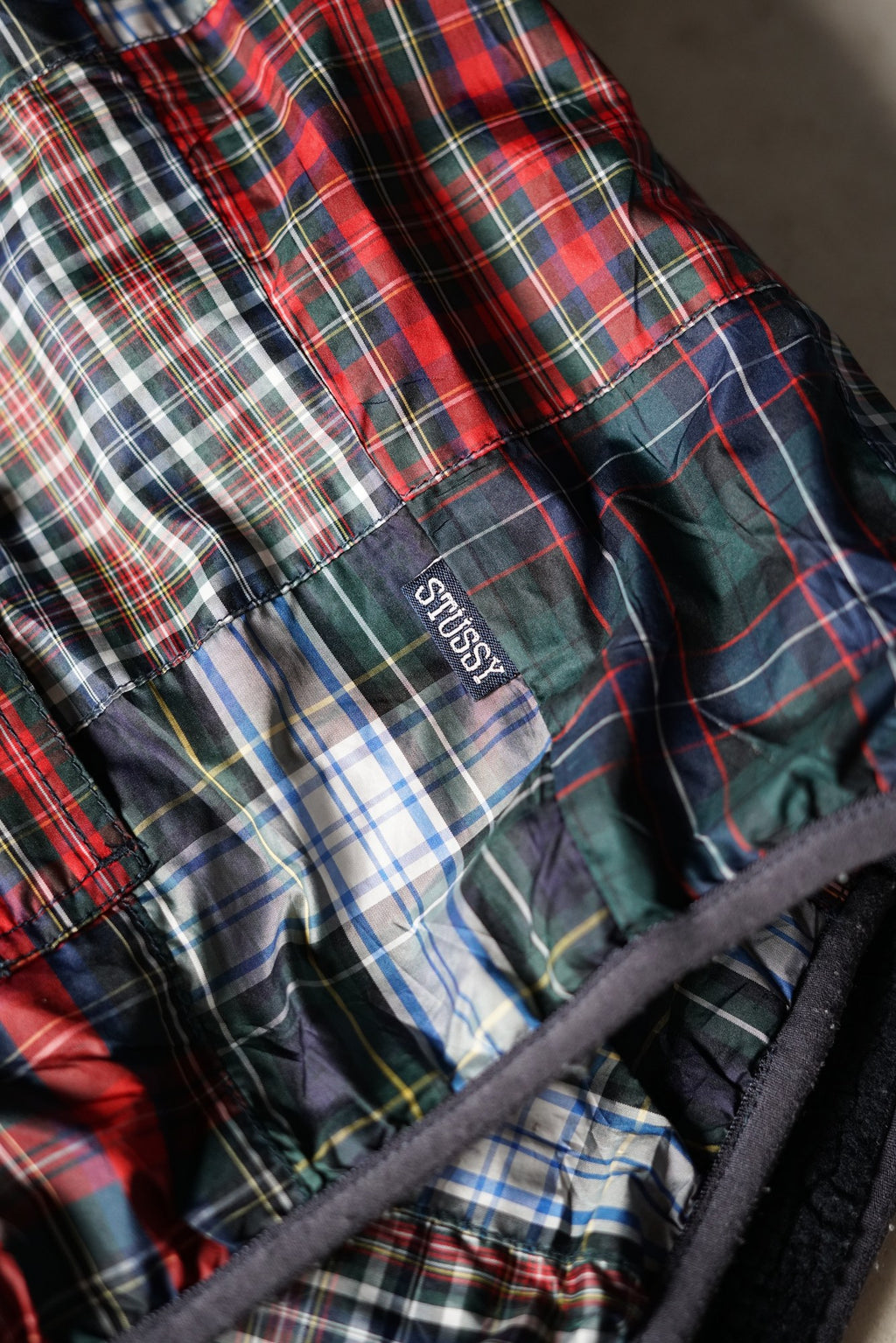 Stussy Reversible Tartan Fleece Jacket