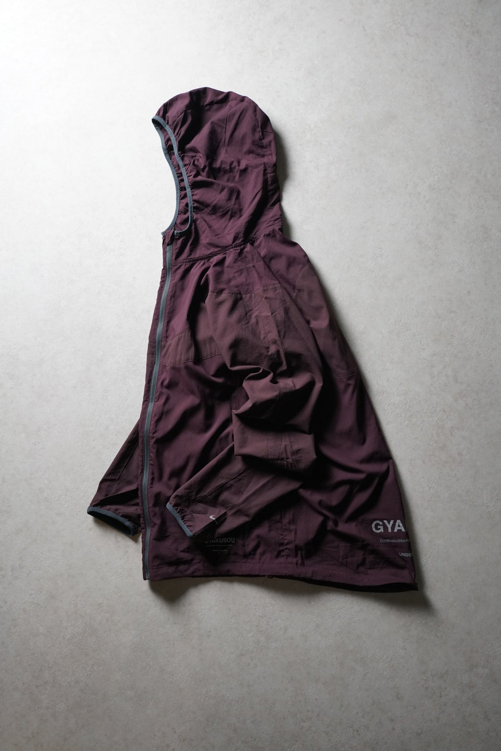Nike Gyakusou Packable Hooded Running Jacket Burgundy