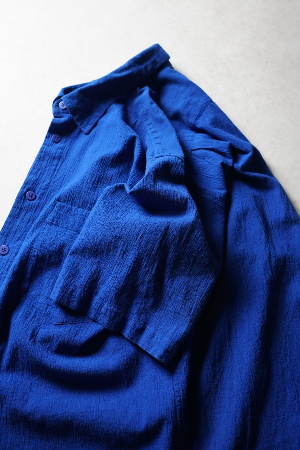 Issey Miyake Textured Short-Sleeve Shirt