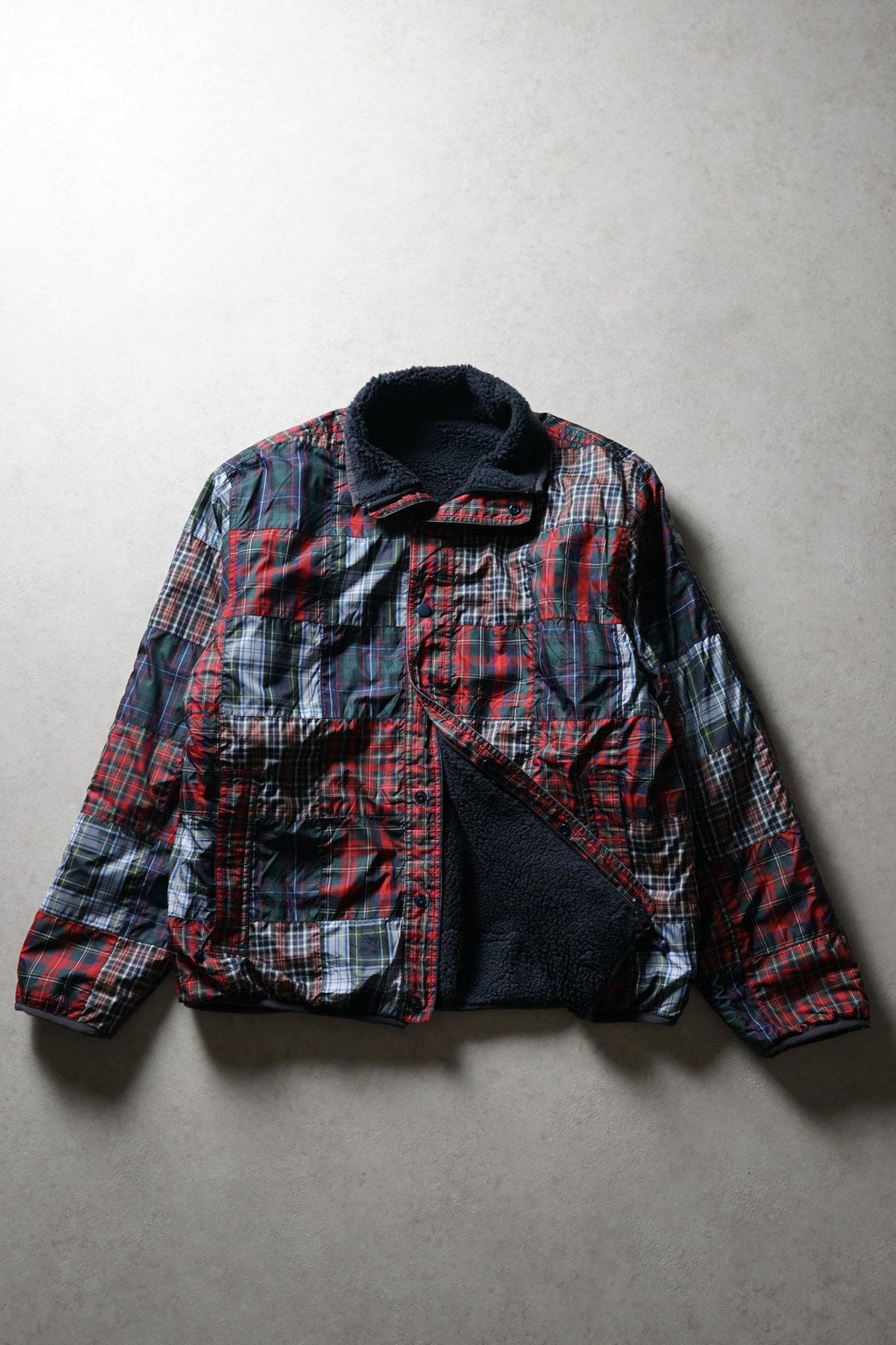 Stussy Reversible Tartan Fleece Jacket