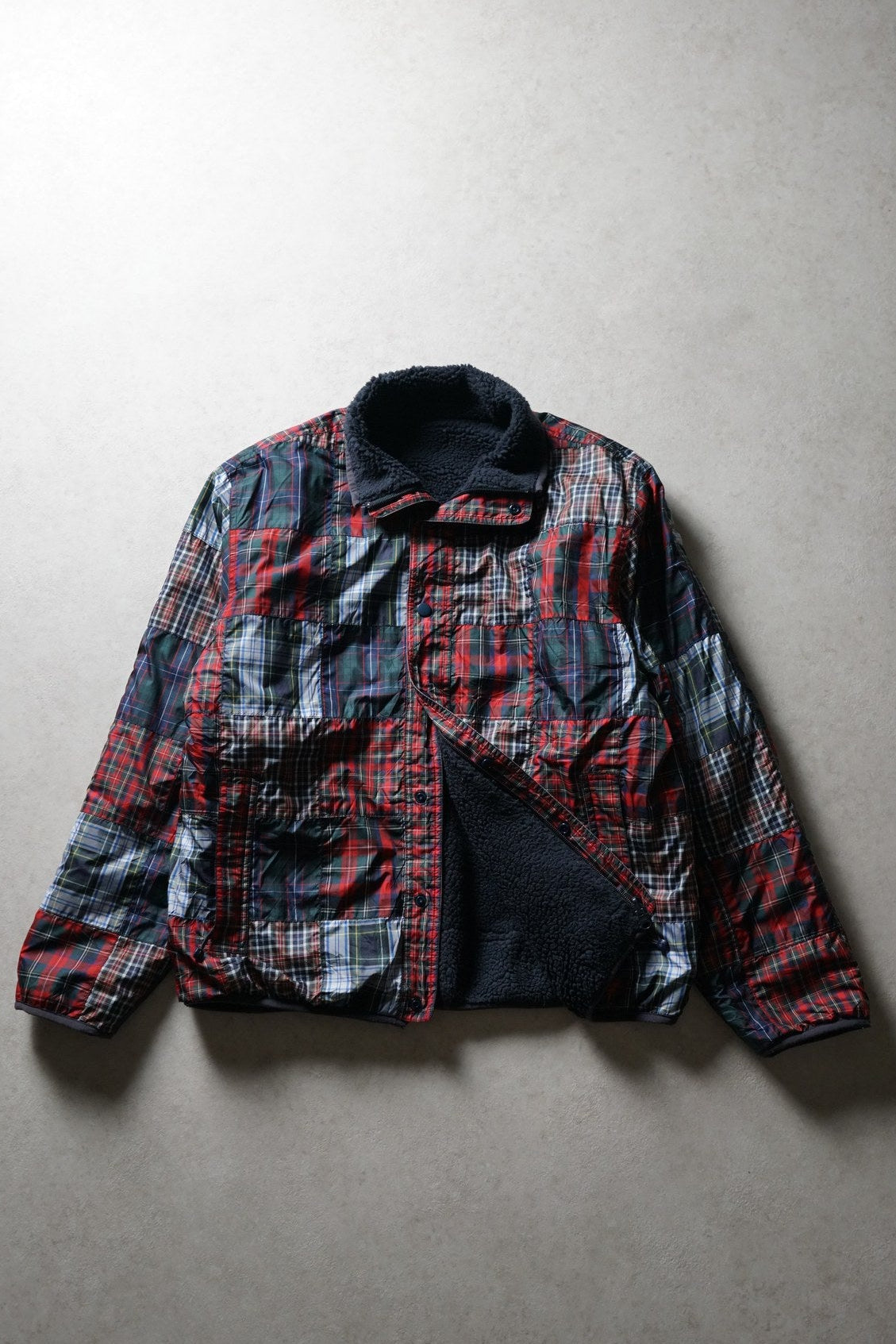 Stussy Reversible Tartan Fleece Jacket