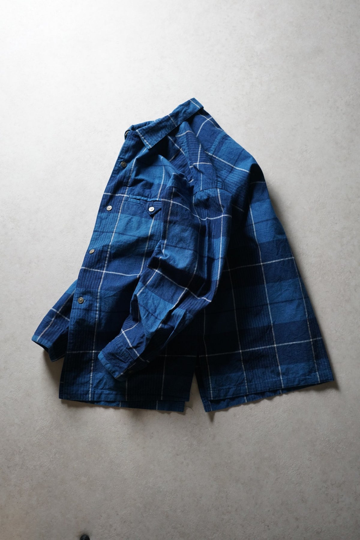 Hai Sporting Gear Checked Shirt Blue