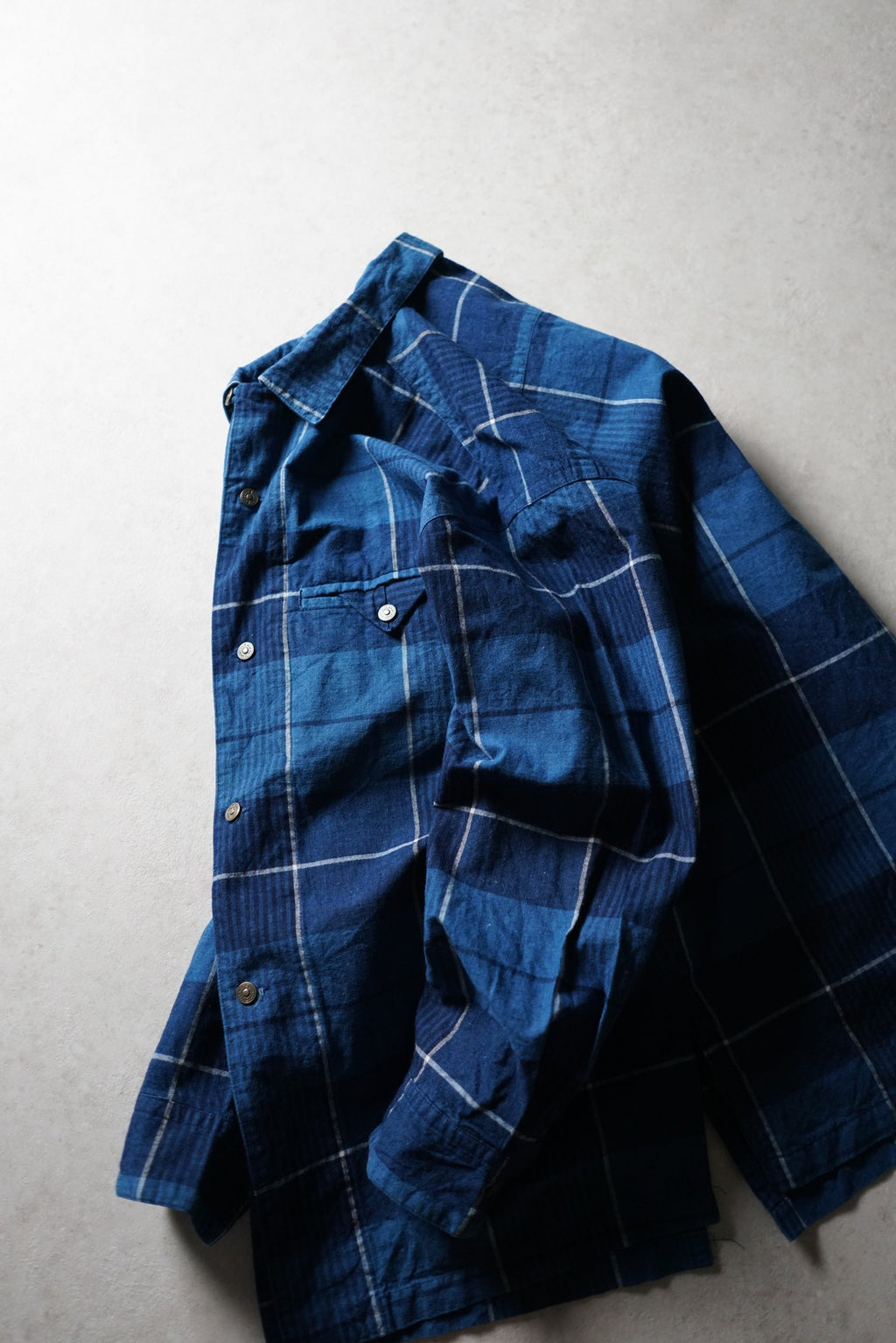 Hai Sporting Gear Checked Shirt Blue