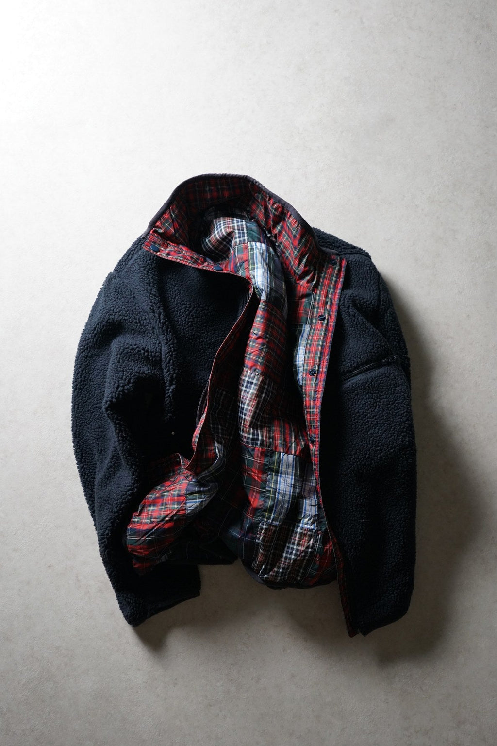 Stussy Reversible Tartan Fleece Jacket